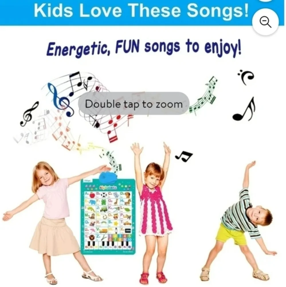 Audio Wall Chart Early Education Toys, ABC Letters & Numbers & Scales & Music‎